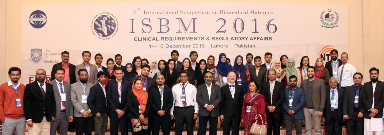 5th International Symposium on Biomedical Materials held in Dec 2016