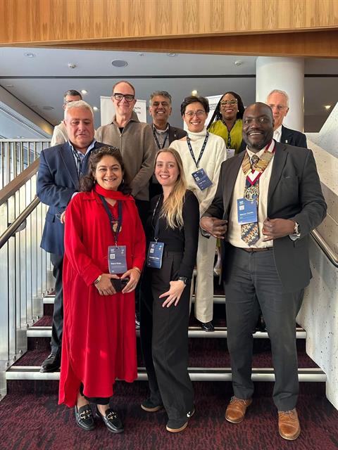 Delegates gathered on the stairs at CAA Auckland 2026