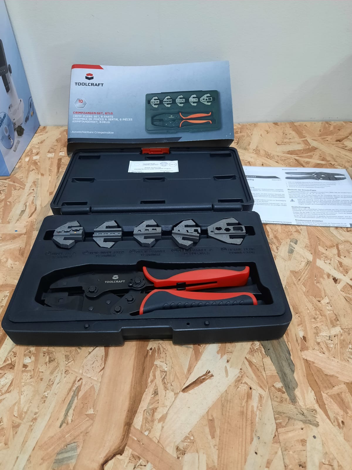 TOOLCRAFT crimping tool set
