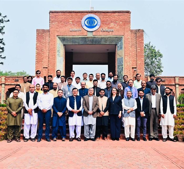 Guests and faculty members at the COMSATS National Mathematics Olympiad launching ceremony