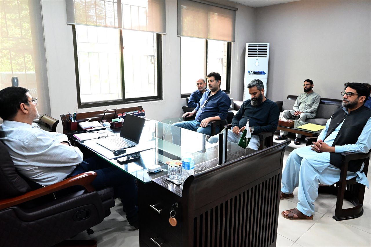 Departmental heads meeting the Director