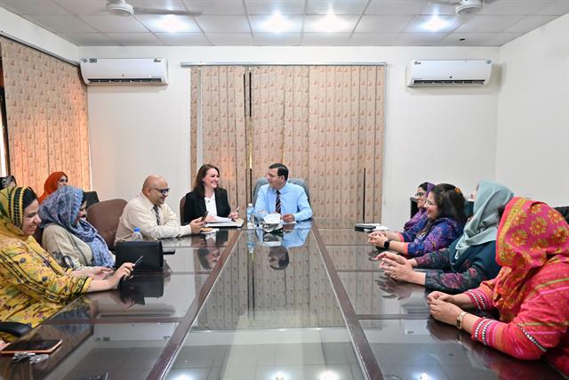 An interactive session between the Director and faculty