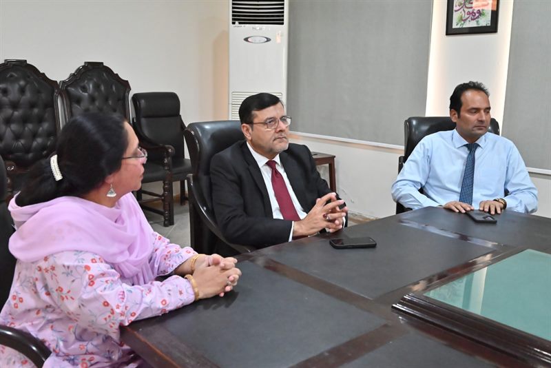 The Director listening during the meeting at IRCBM
