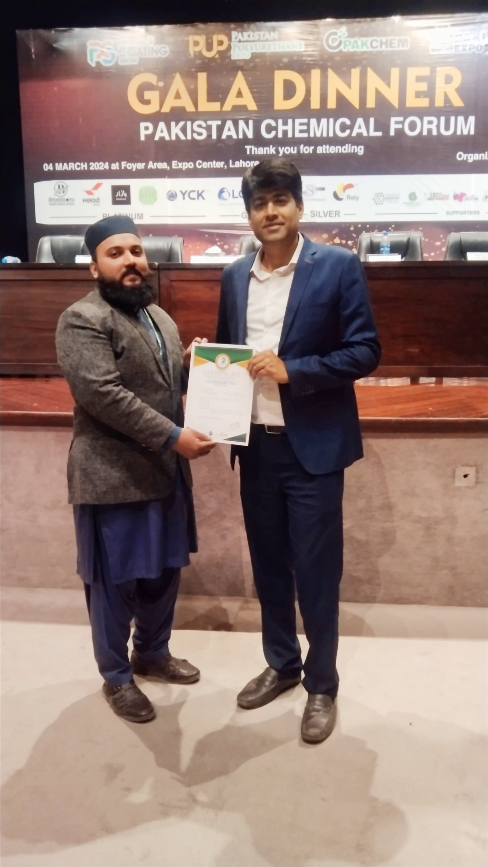 Functional Polymer and Rubber Technology Research Group Takes 3rd Place at Pak-Chem Expo Poster Presentation