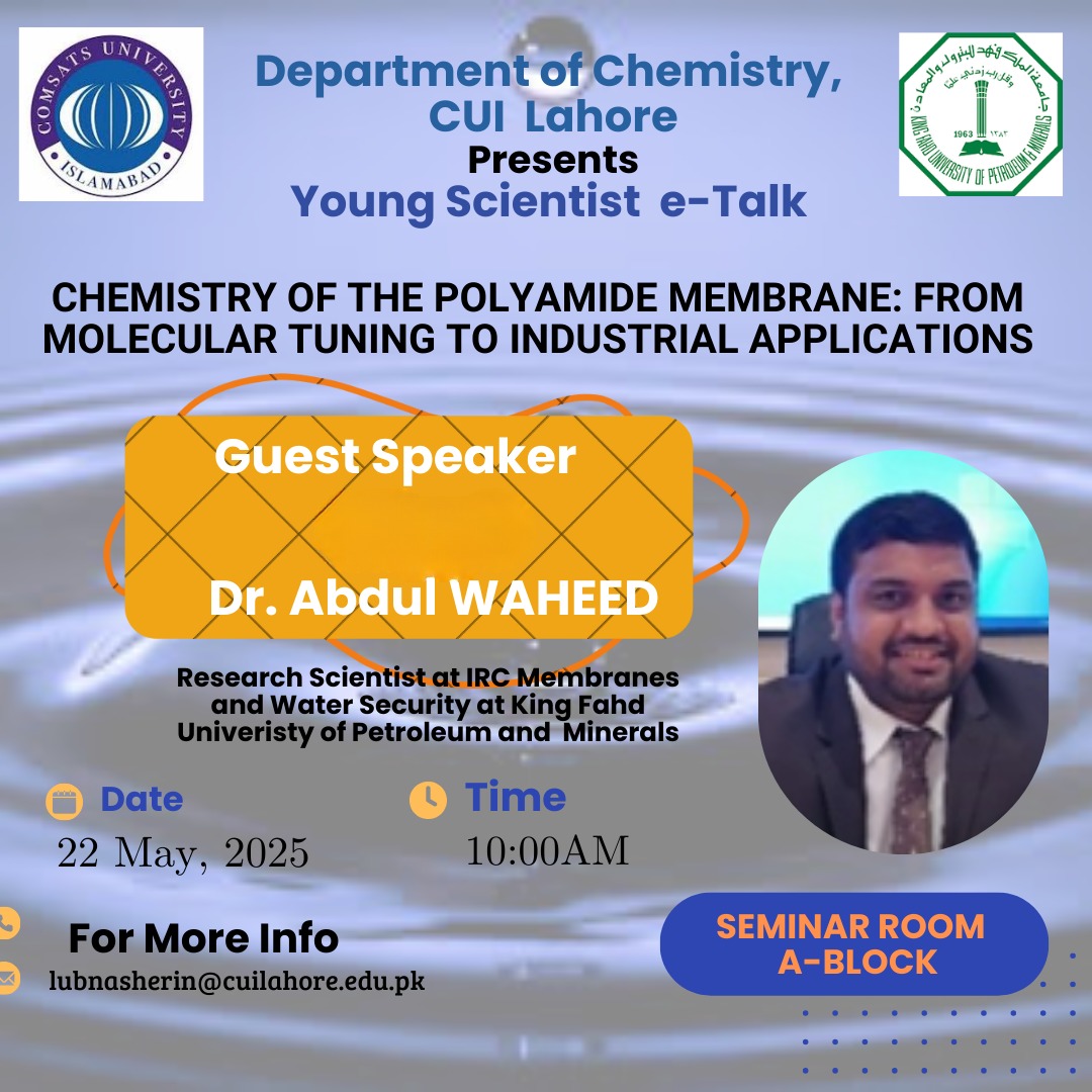 Young Scientist e-Talk: Chemistry of the Polyamide Membrane: From Molecular Tuning to Industrial Applications