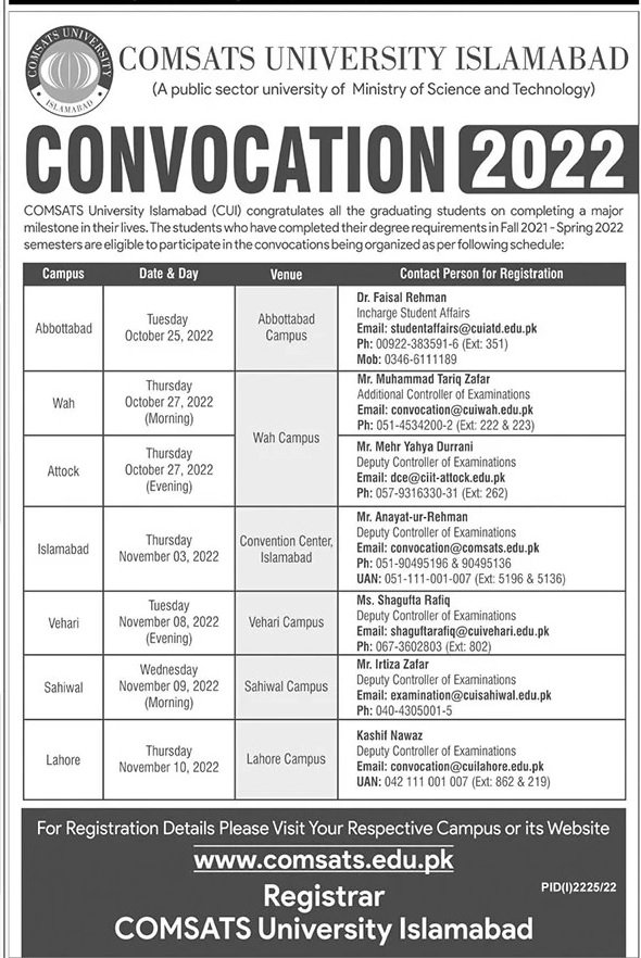 Convocation 2022