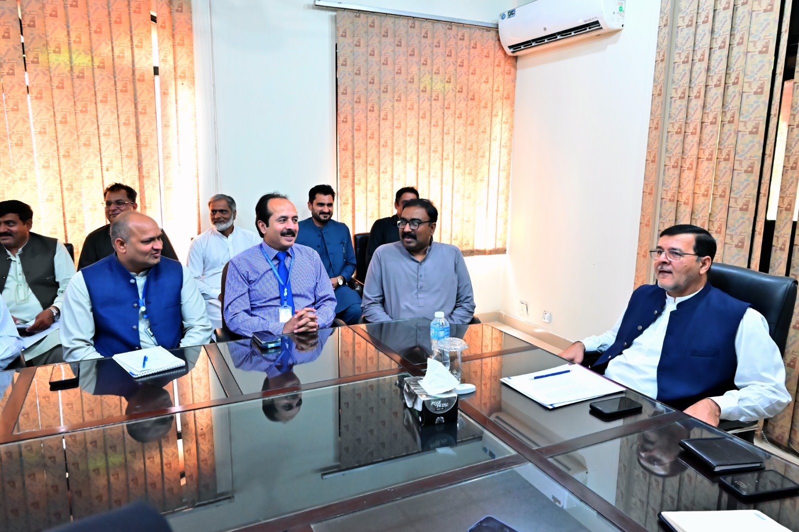 Director Holds First Introductory Meetings with Heads of Departments