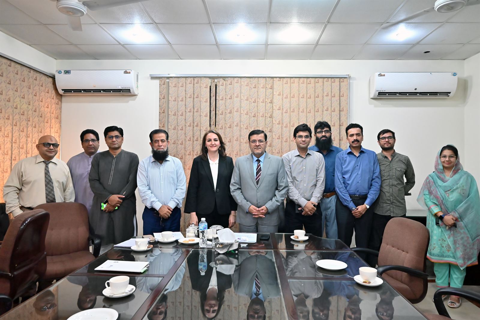 Director Meets Heads of Departments and Faculty Members