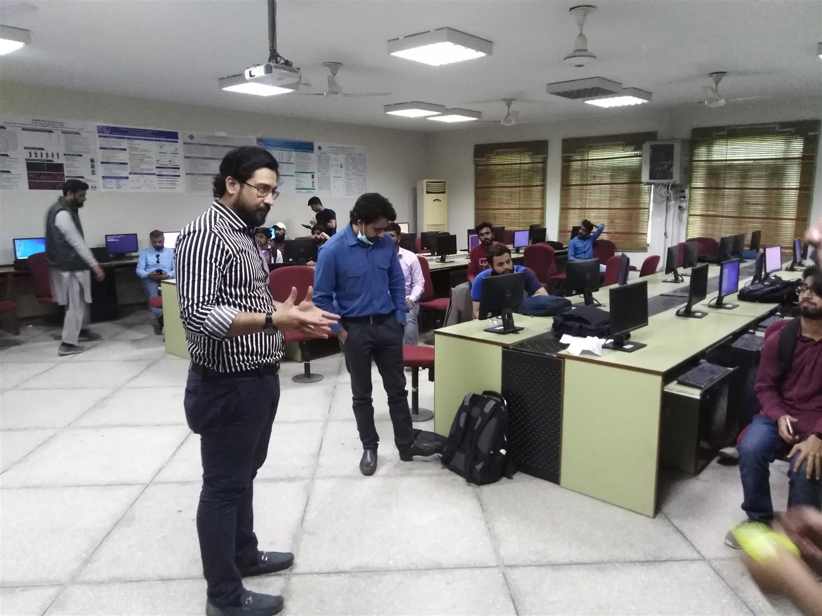 EG Solutions Company South Korea Founder and representatives visited the department of CS for industrial FYP drive