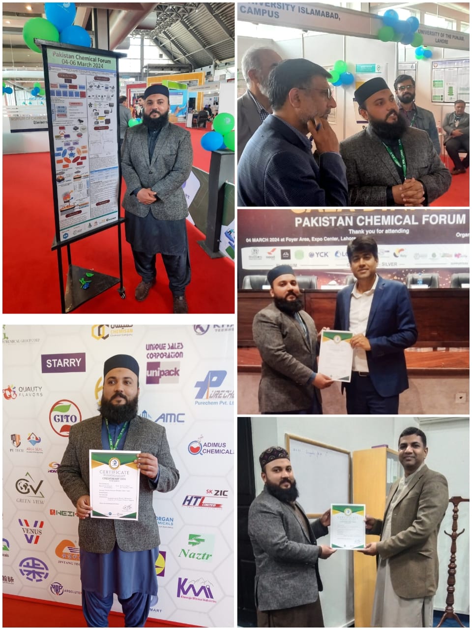 Functional Polymer and Rubber Technology Research Group Takes 3rd Place at Pak-Chem Expo Poster Presentation
