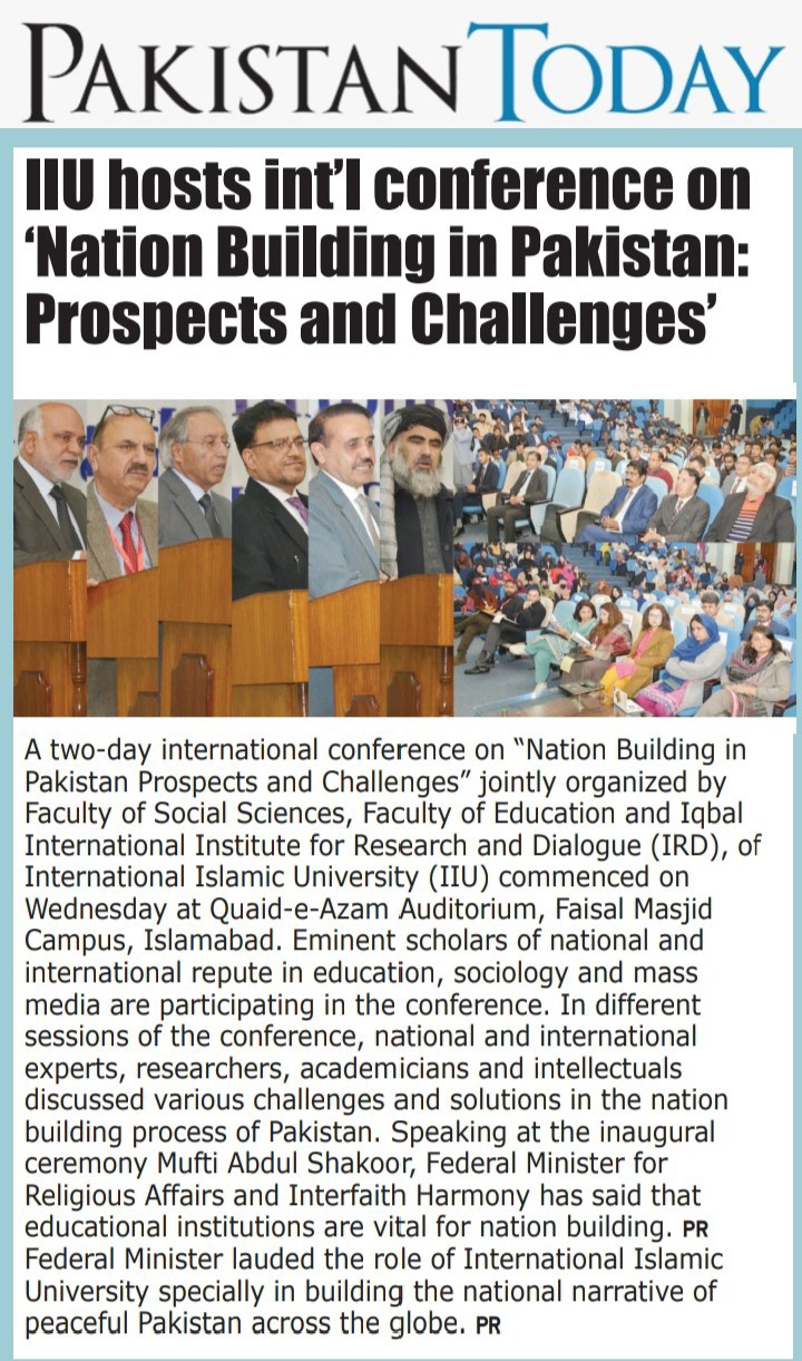 Dr. Musferah Mehfooz and Ms. Huma Ejaz Presented their Paper on Madrassa Education System at IIU Conference