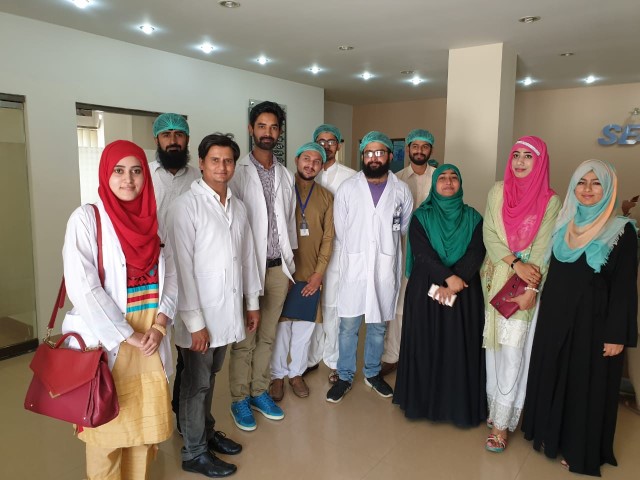 1st Industrial Visit of MS Students of Department of Chemistry to Searle Pharmaceutical Company
