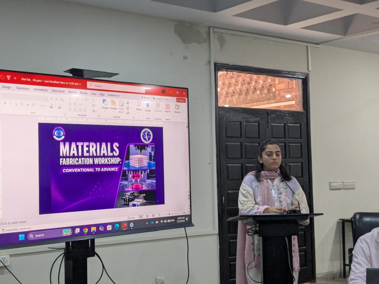 Materials Fabrication Workshop: Conventional to Advance at IRCBM