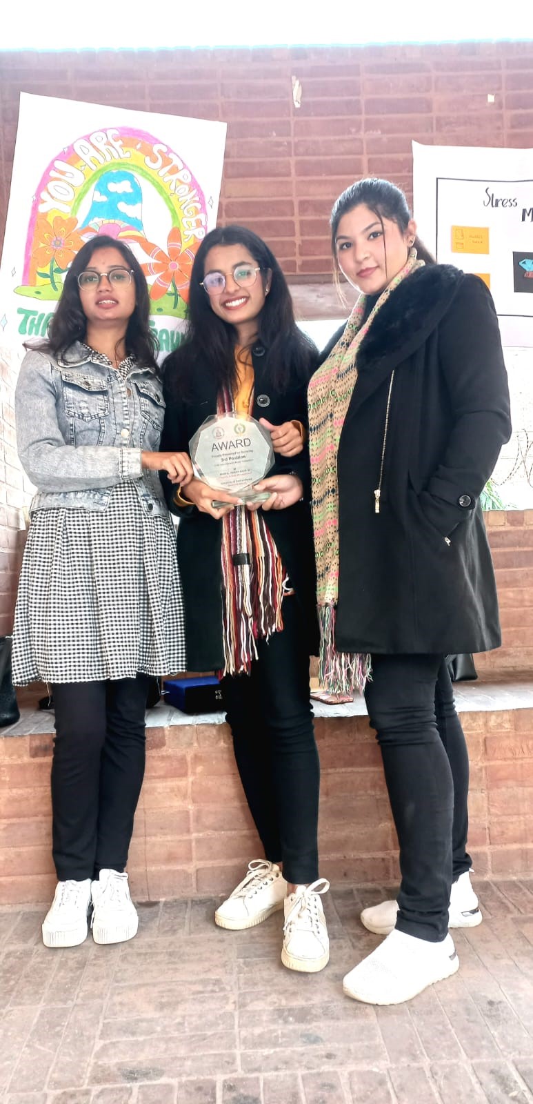 Psychology Students Got 3rd Position in Inter-University Poster Competition