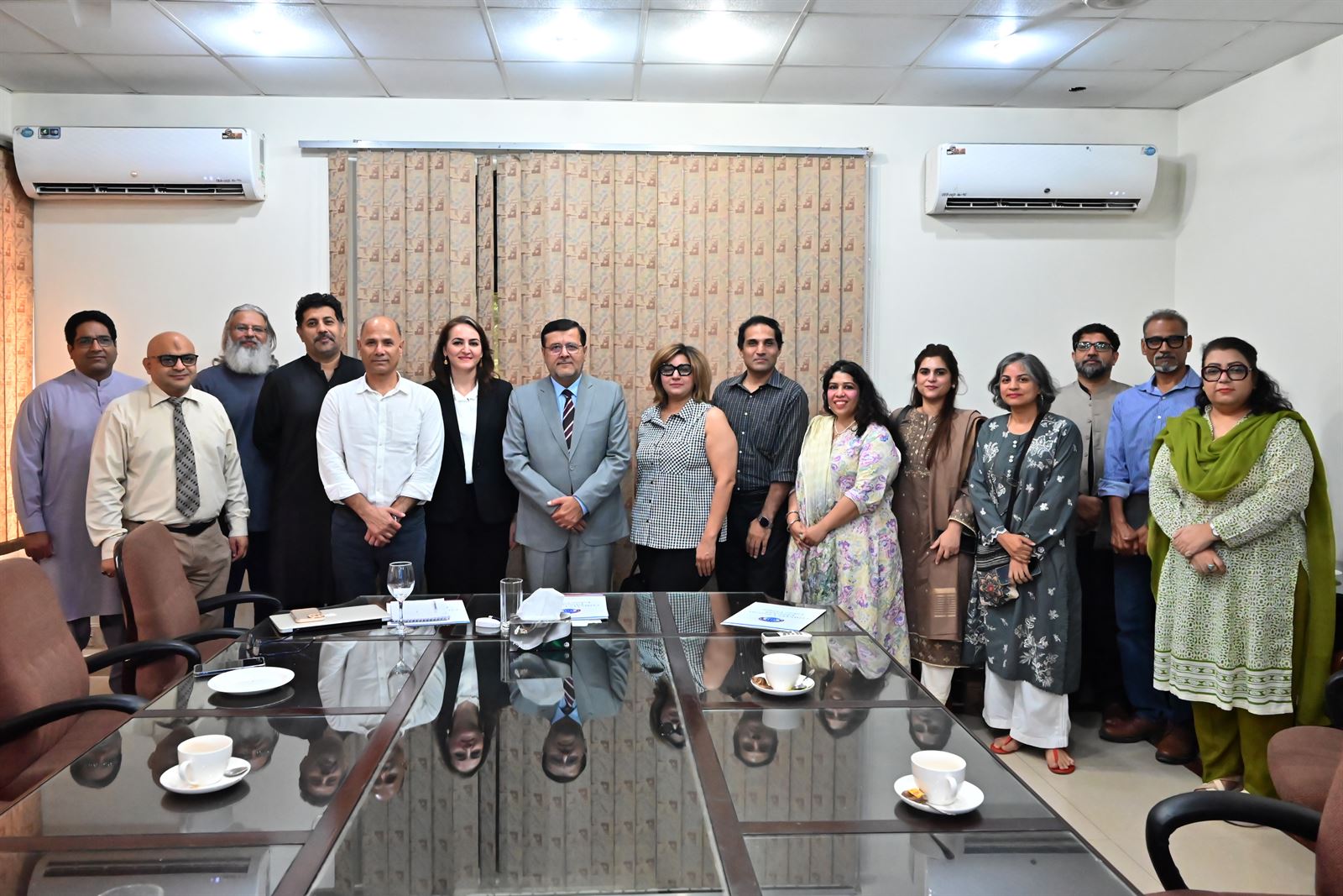 Director Meets Heads of Departments and Faculty Members