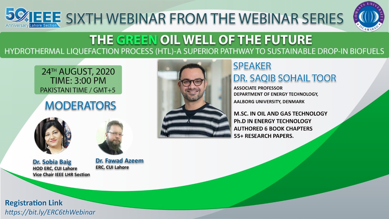 Webinar on "The Green Oil Well of the Future"