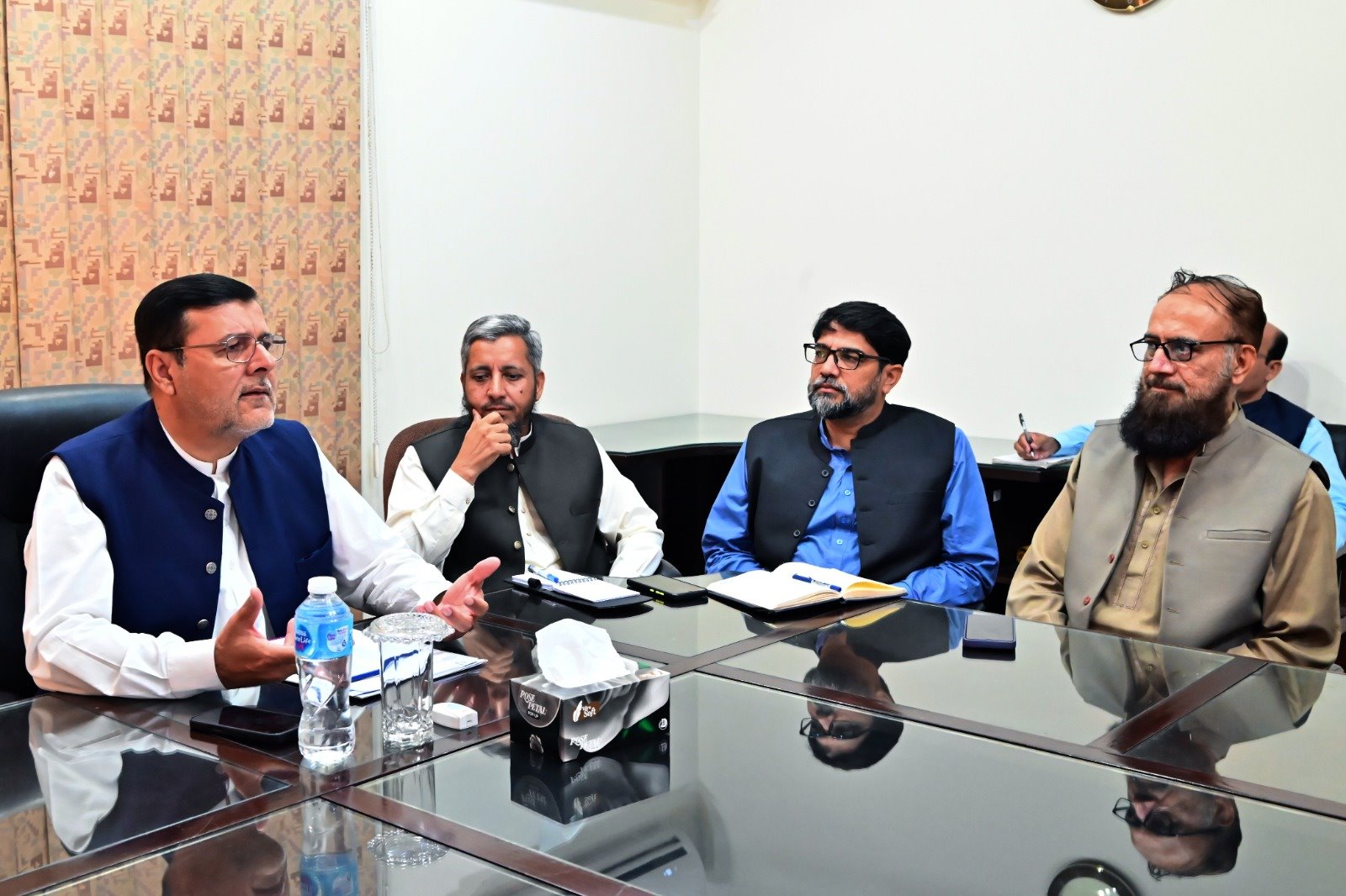 Director Holds First Introductory Meetings with Heads of Departments