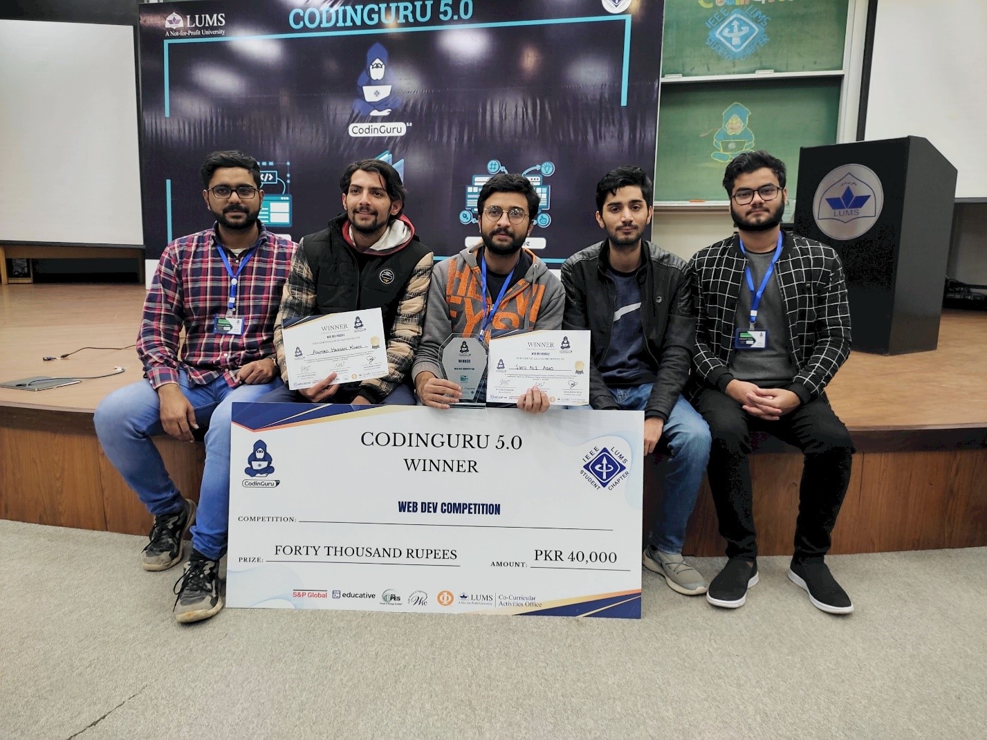 Won Coding Competition CODINGURU 5.0