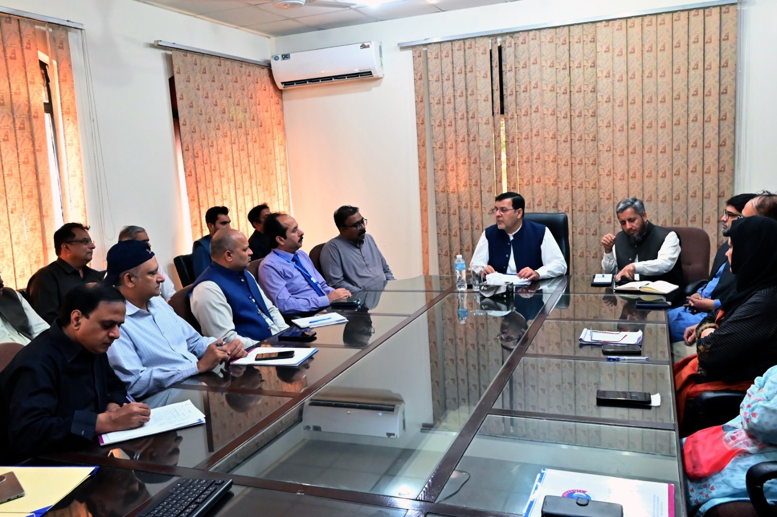 Director Holds First Introductory Meetings with Heads of Departments