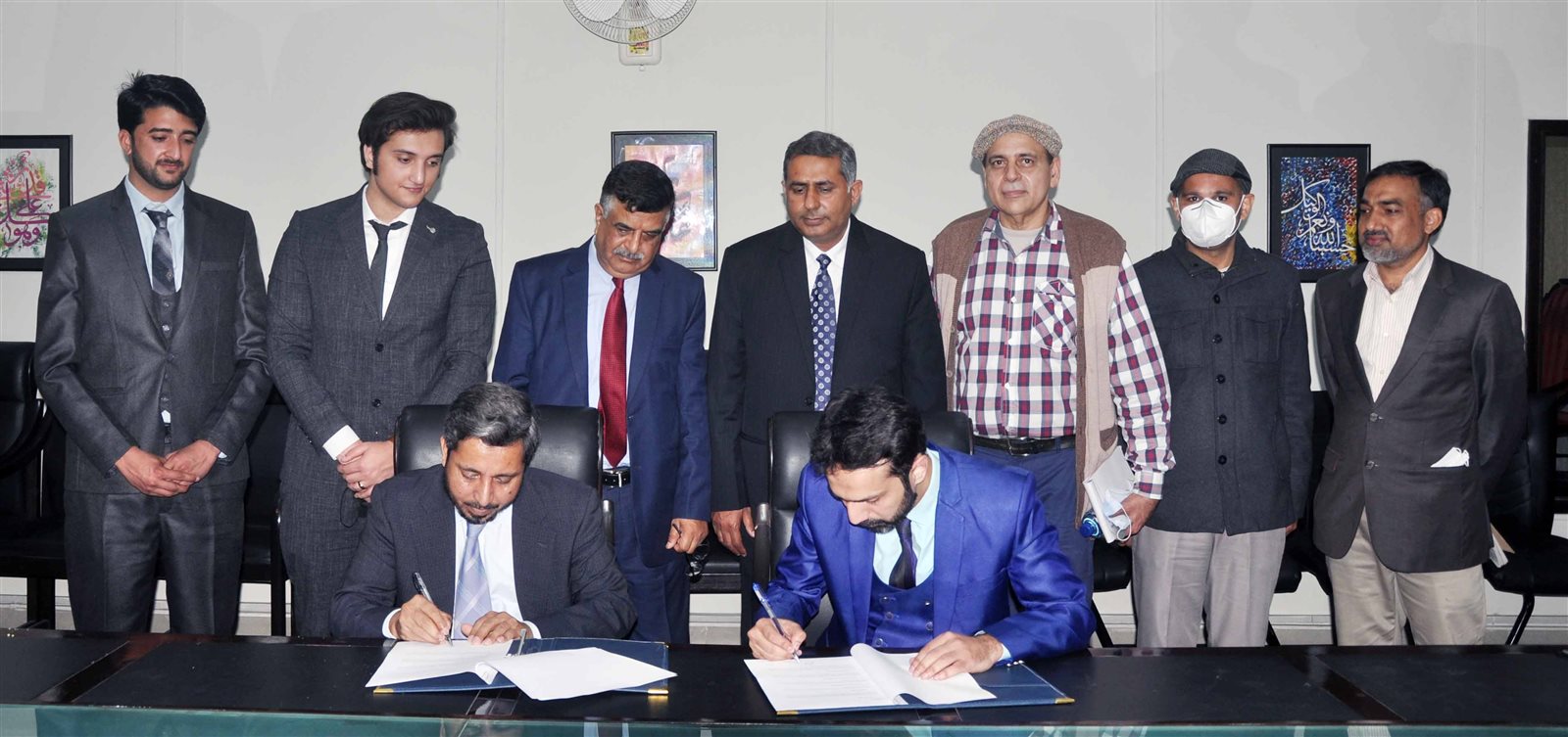 MoU between The Department of Chemical Engineering/CUI, Lahore Campus and CMYK Research and Development Gujranwala
