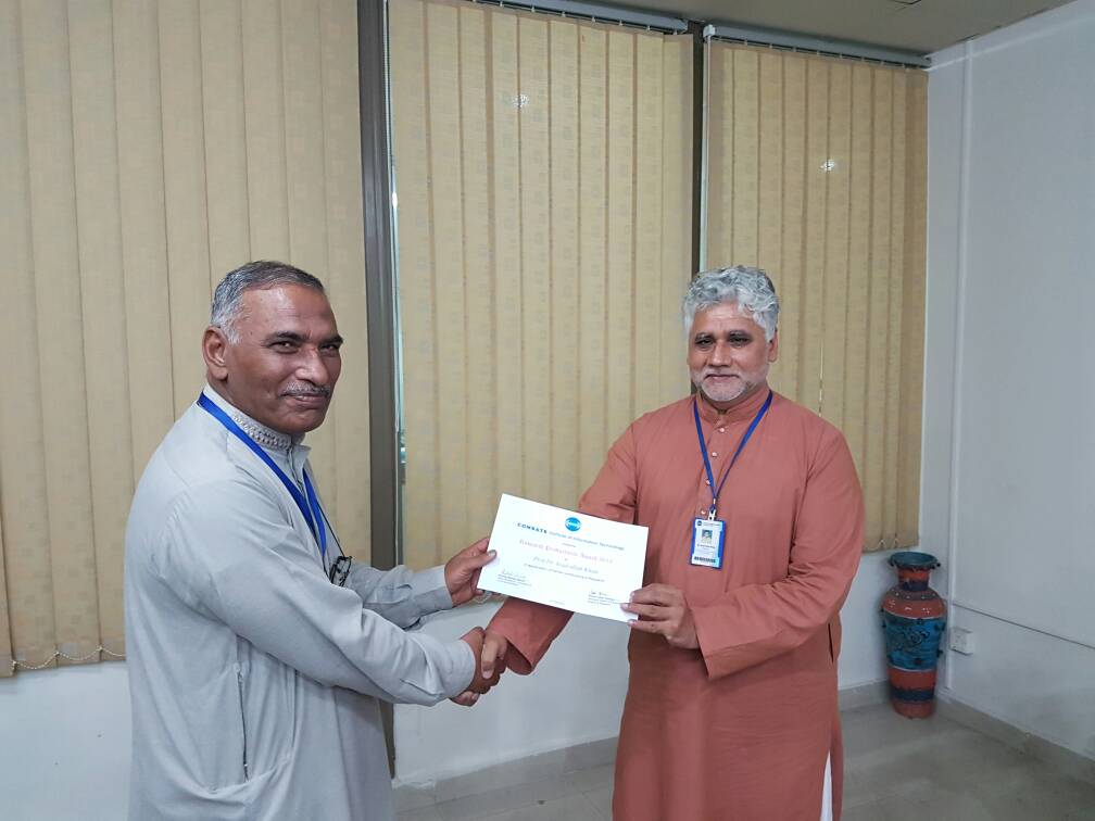 Research Productivity Award 2015