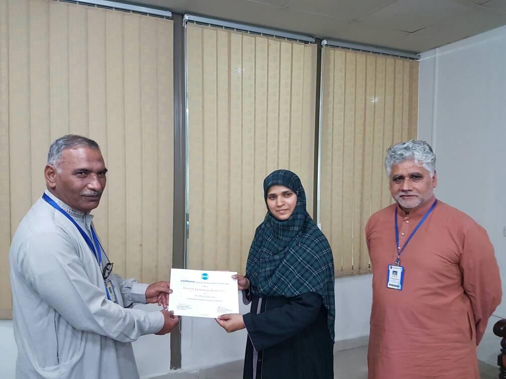 Research Productivity Award 2015