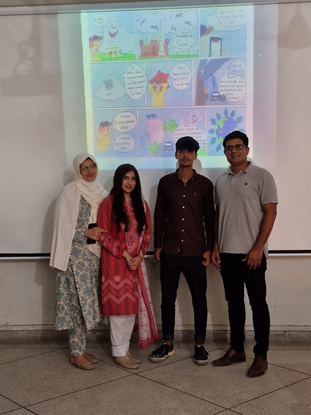 1st Position for CUI Lahore BBA Students in French Language Francophonie Contest 2023
