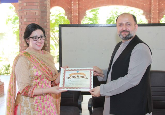 Honor Roll Certificates Distribution Ceremony