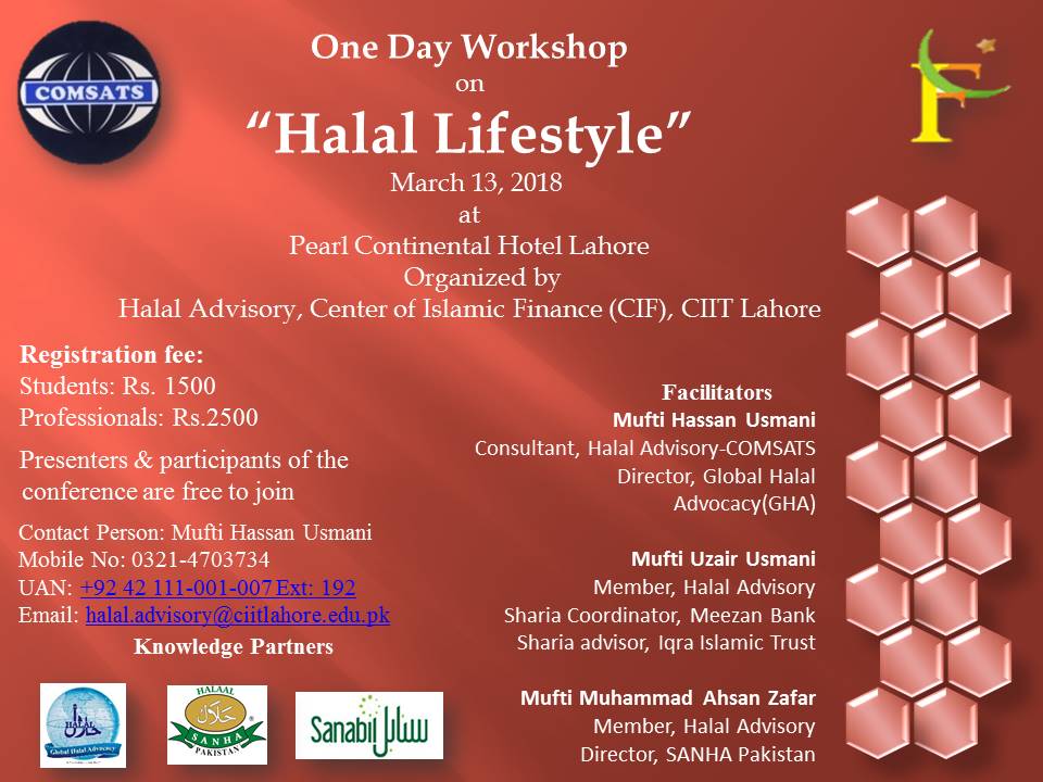 “Halal Lifestyle” Workshop