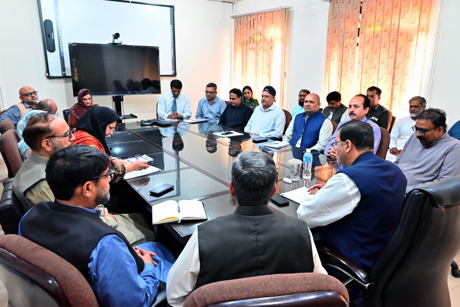 Director Holds First Introductory Meetings with Heads of Departments