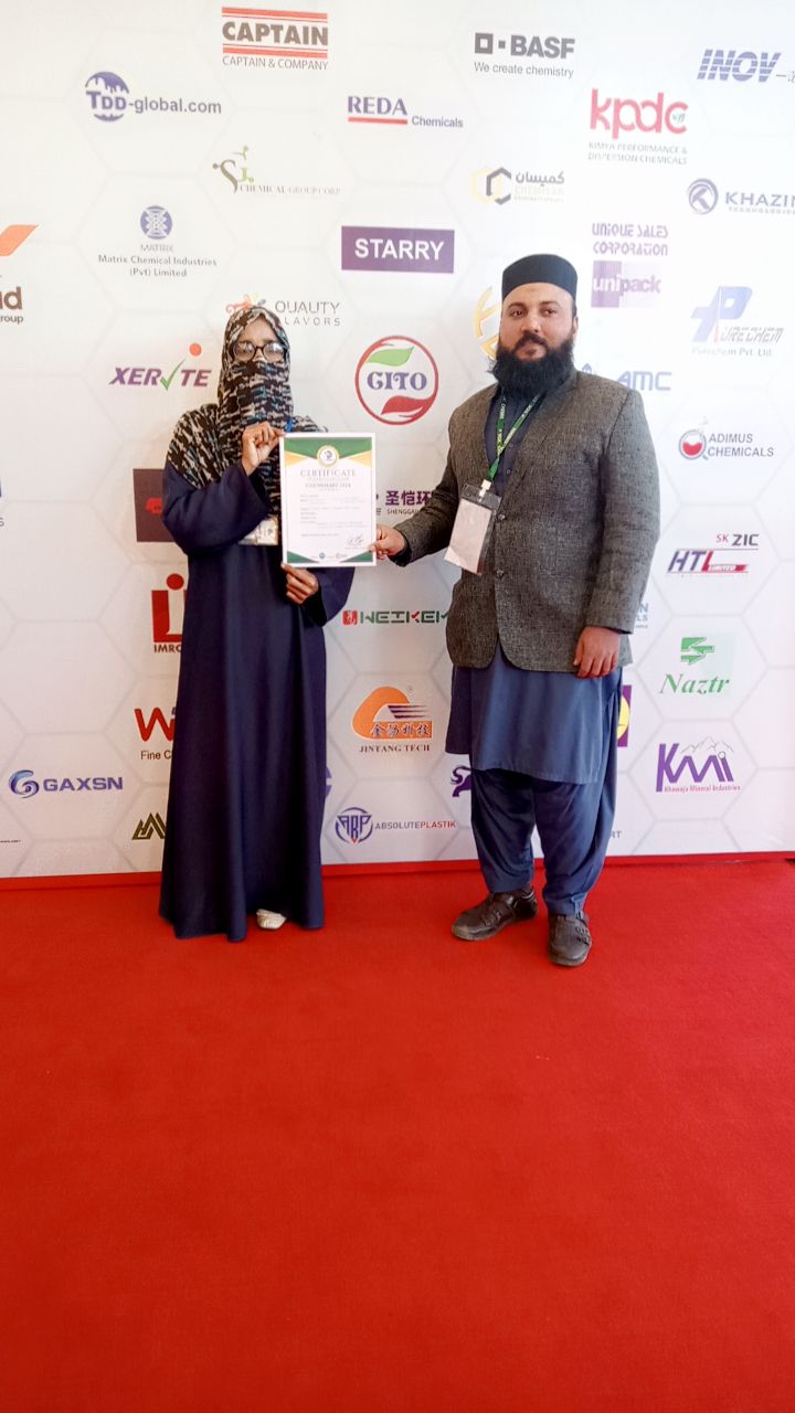Functional Polymer and Rubber Technology Research Group Takes 3rd Place at Pak-Chem Expo Poster Presentation