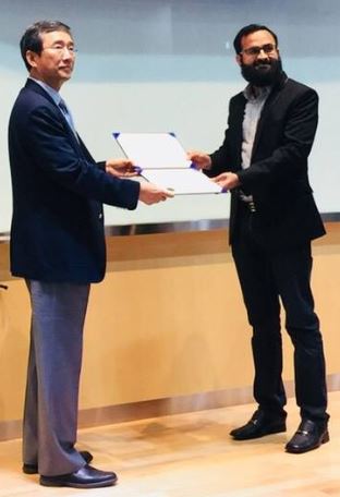Faculty member wins “Dean’s Choice of Best Researcher Award” and “Outstanding Researcher Award” during his PhD studies