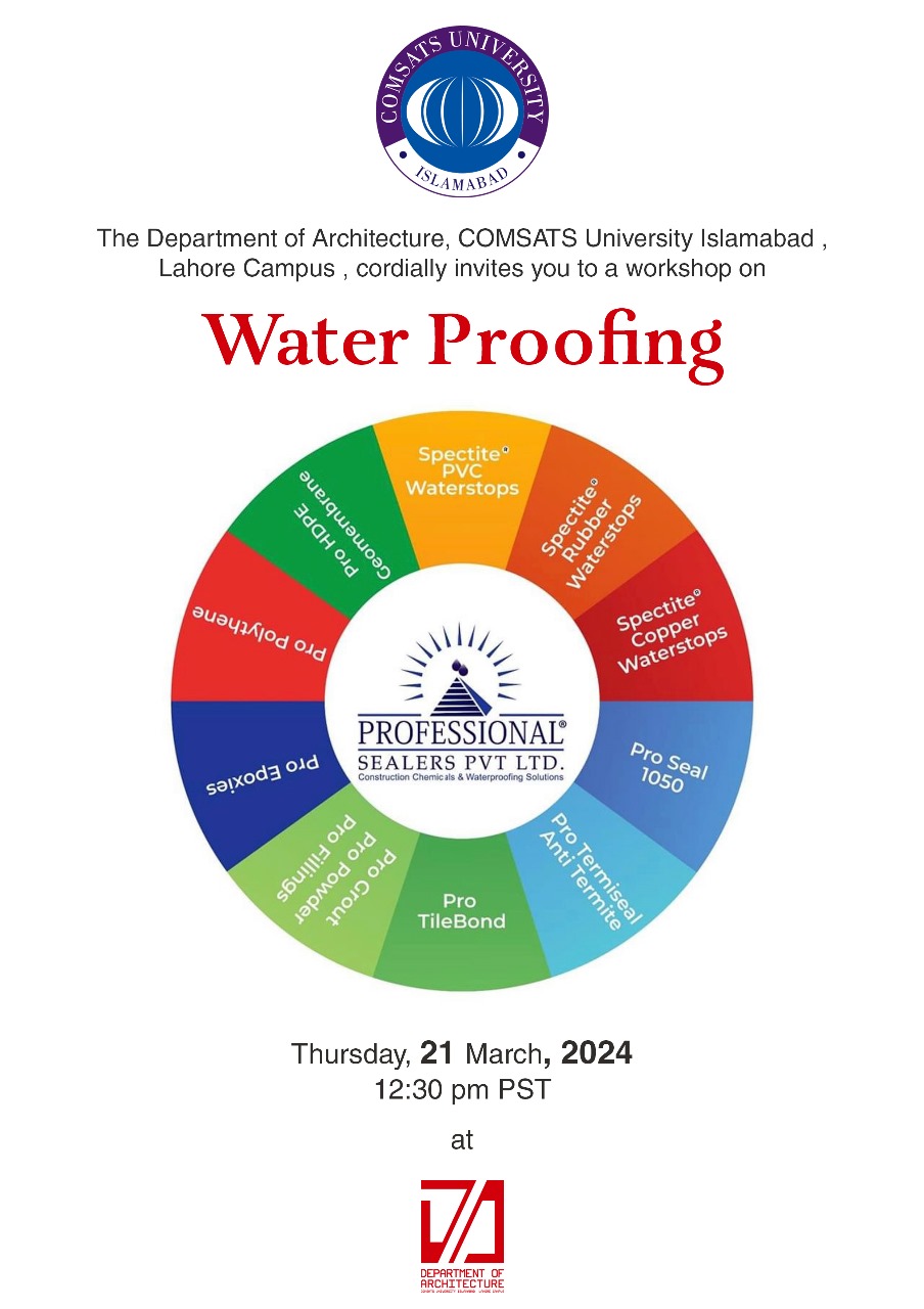 Workshop on Water Proofing