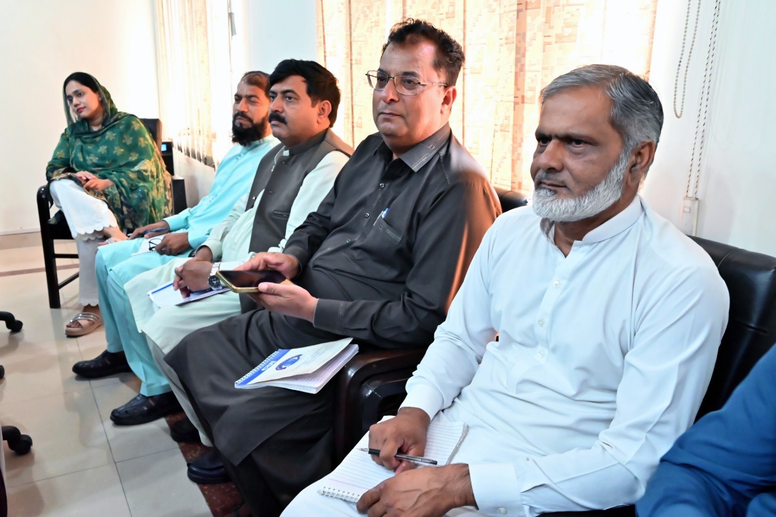 Director Holds First Introductory Meetings with Heads of Departments