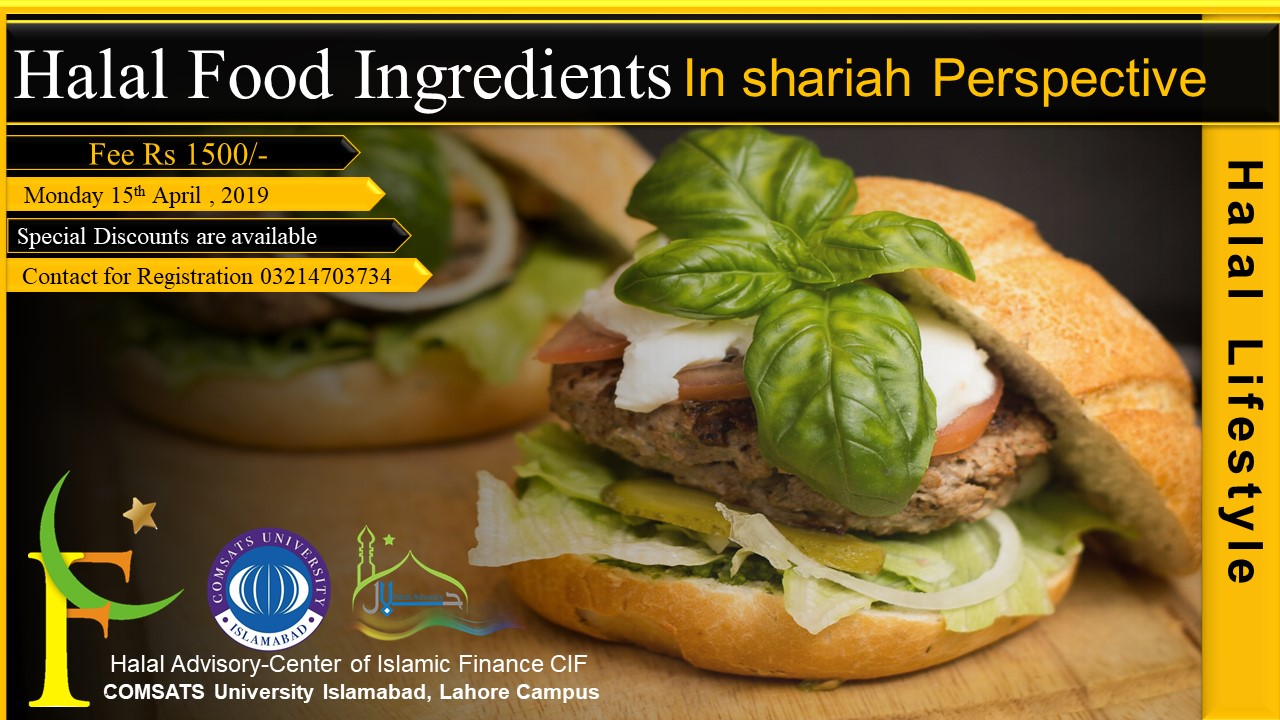 One Day Training on Halal Food Ingredients in Shariah Perspective