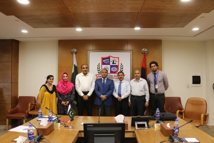 Computer Science Department Signed MOU with Punjab Safe Cities Authority