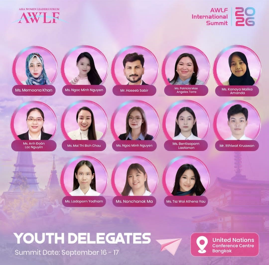 CUI Lahore Graduate Selected Among Top 100 World Delegates at AWLF 2026