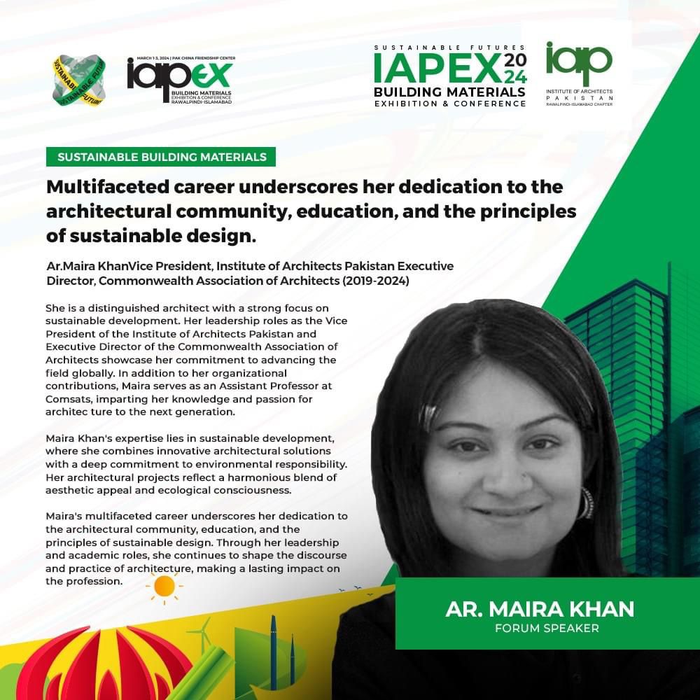 Department of Architecture, COMSATS University Islamabad, Lahore Participated in IAPEX 2024 RIC
