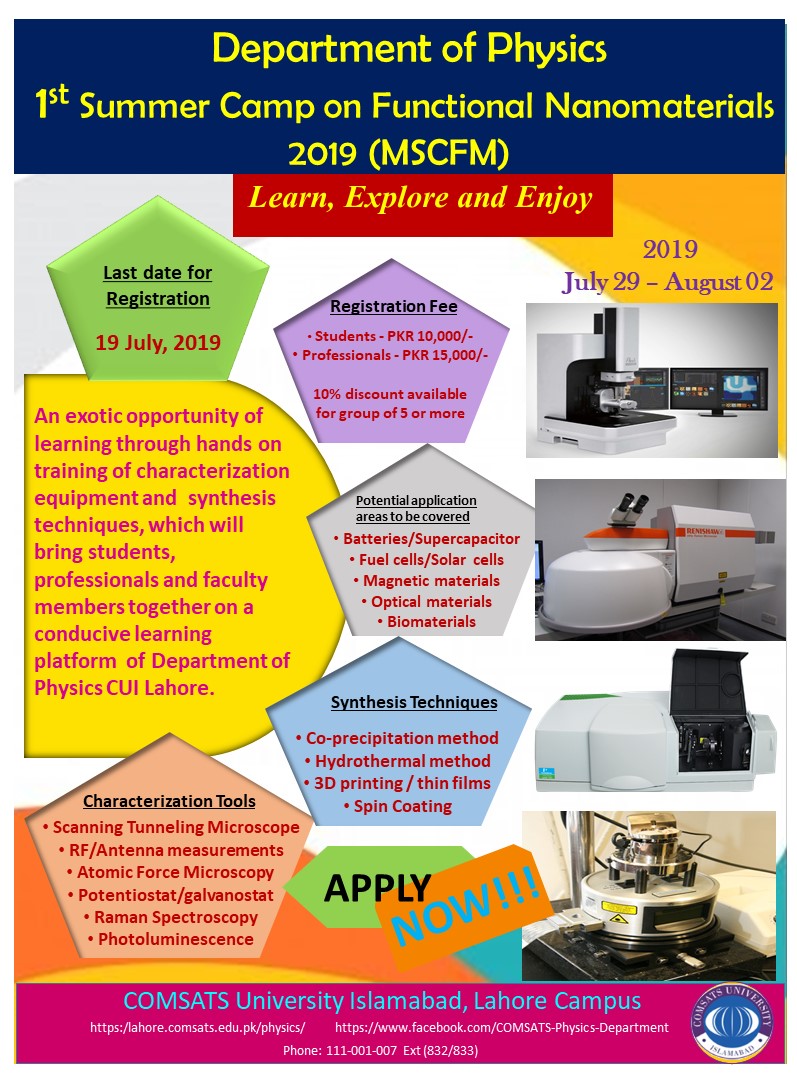 First Functional Nanomaterials Summer Camp