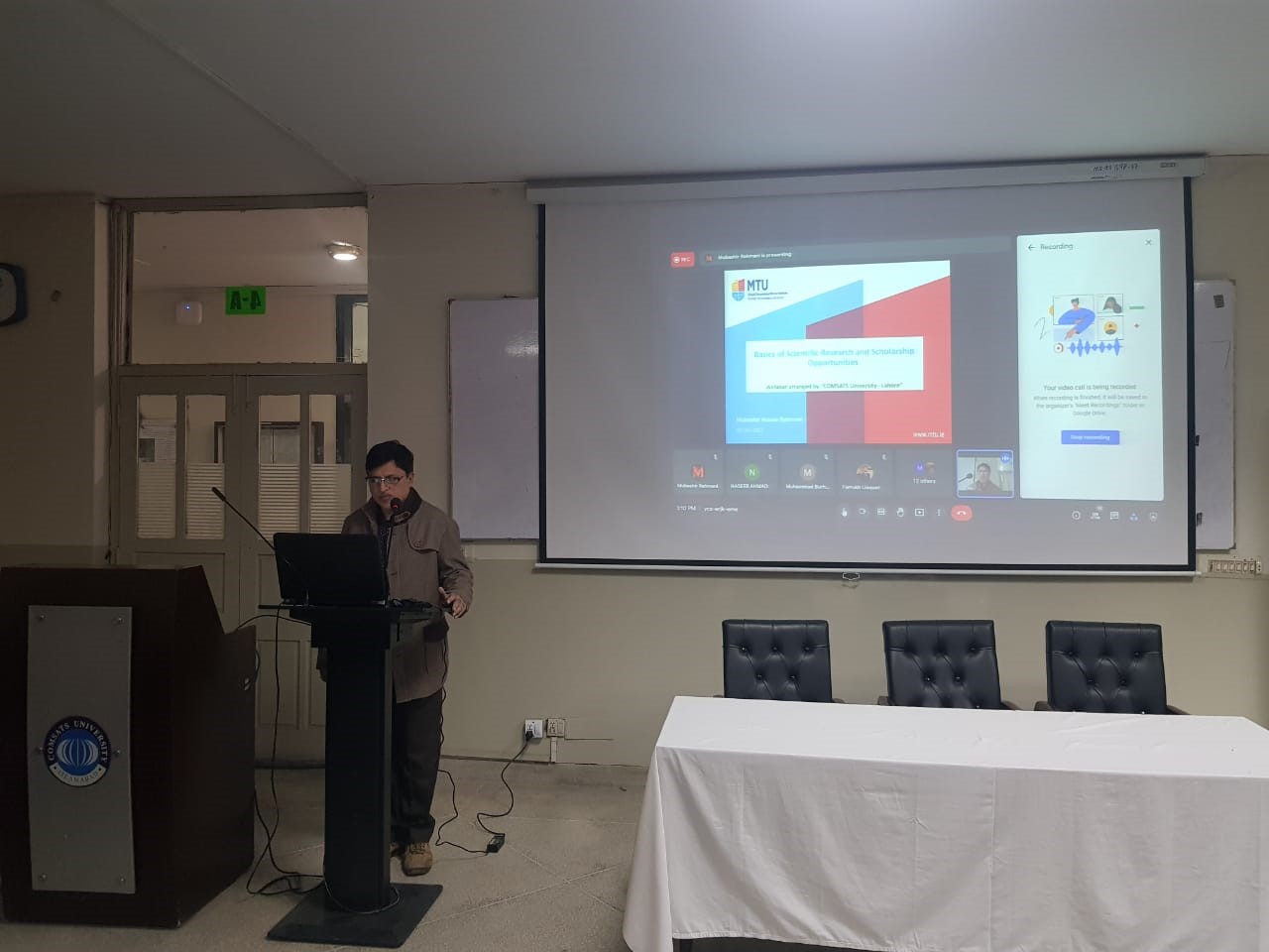 Seminar on Basics of Scientific Research and Scholarship Opportunities