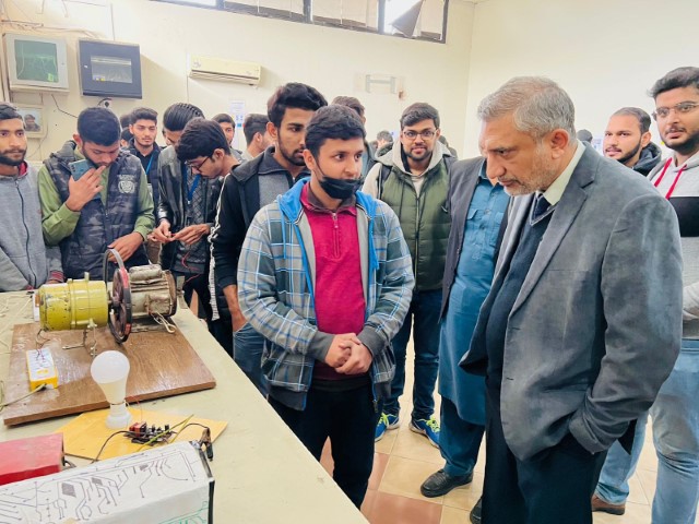 1st semester students of BS Chemical Engineering Program showcased their innovative and useful semester wide projects in the project exhibition