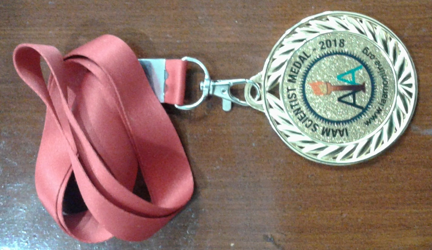 IAAM Scientist Medal for Prof. Dr. Robina Farooq