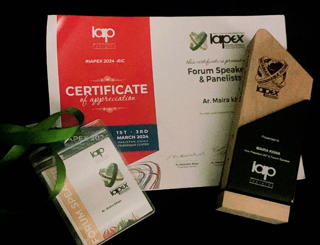 Department of Architecture, COMSATS University Islamabad, Lahore Participated in IAPEX 2024 RIC