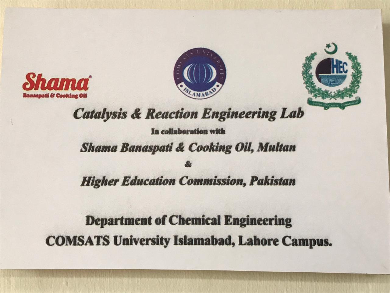 Inauguration of Catalysis & Reaction Engineering Research Lab Developed under Academia-Industry Linkage