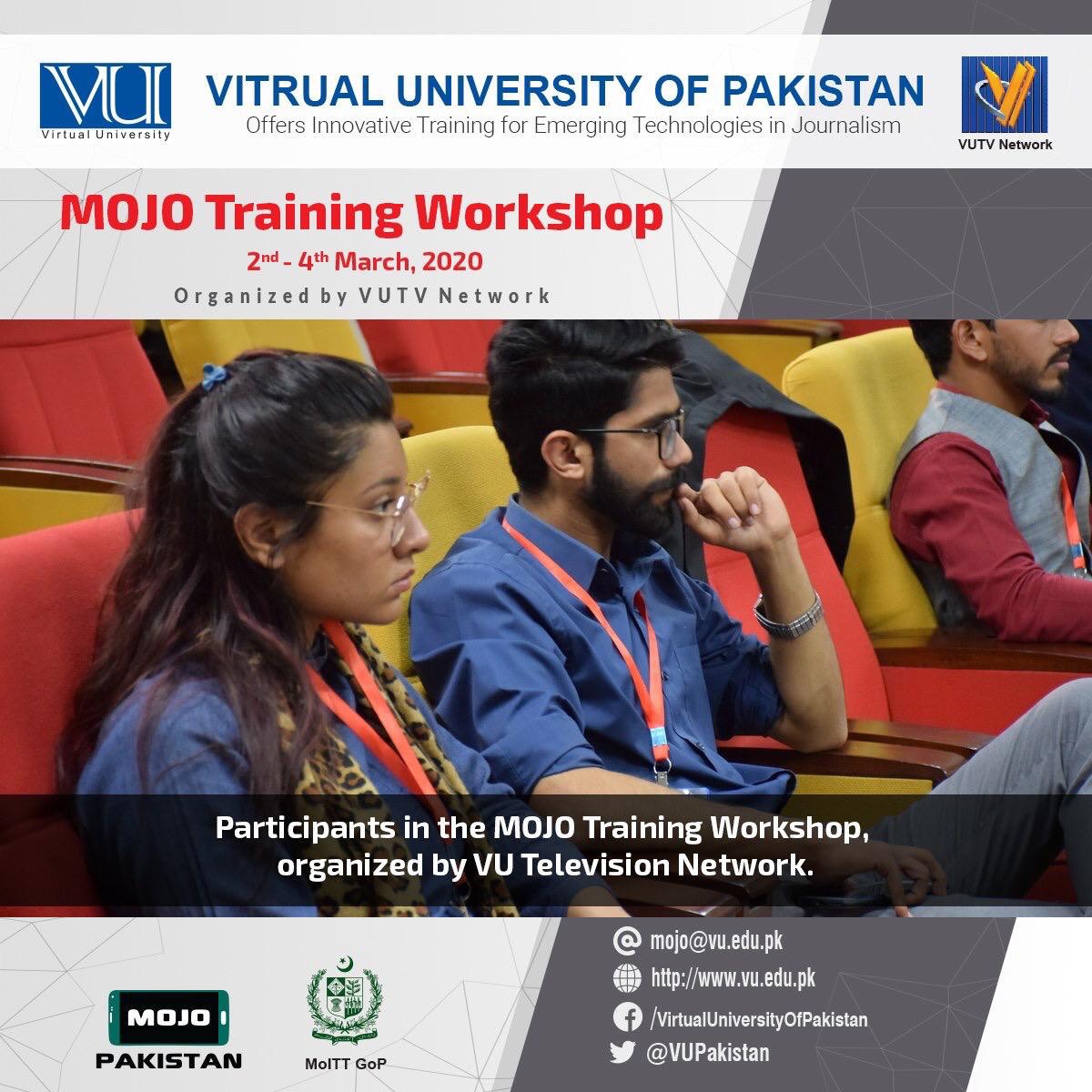 Media Studies Students Attend Three-Day Workshop on Mobile Journalism (MOJO) at Virtual University