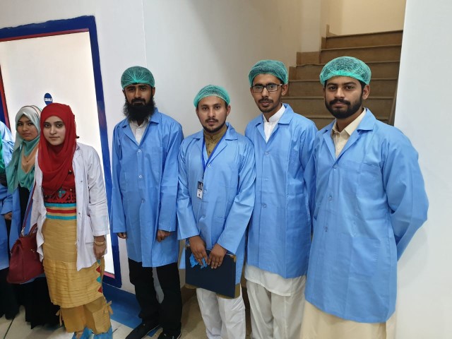 1st Industrial Visit of MS Students of Department of Chemistry to Searle Pharmaceutical Company