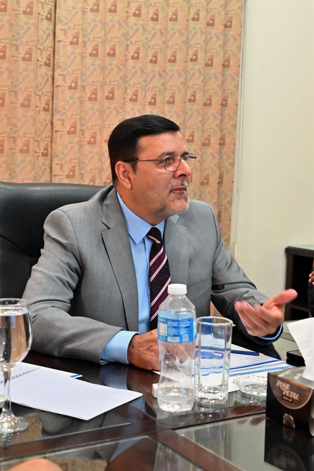 Director Meets Heads of Departments and Faculty Members