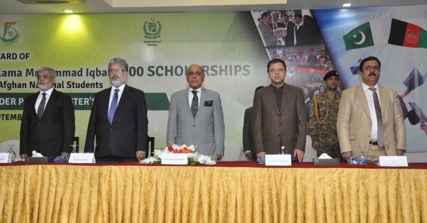Award of Allama Muhammad Iqbal 3000 Scholarships to Afghan National Students
