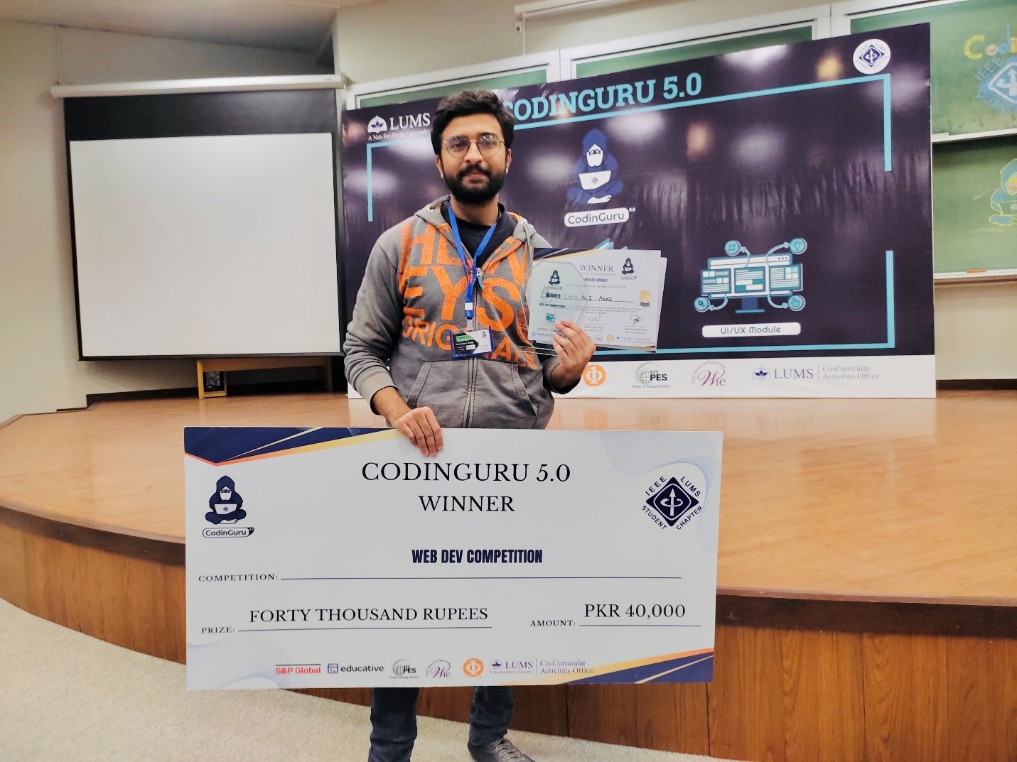 Won Coding Competition CODINGURU 5.0