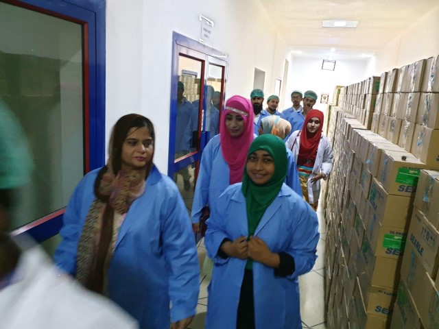 1st Industrial Visit of MS Students of Department of Chemistry to Searle Pharmaceutical Company